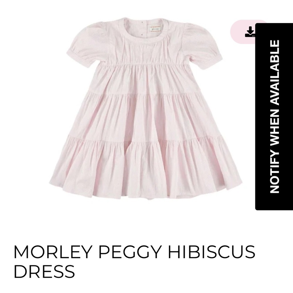 Morley Peggy hibiscus stripe dress